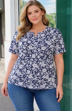 Picture of SUMMER LIGHT STRETCH TOP WITH BUTTONS